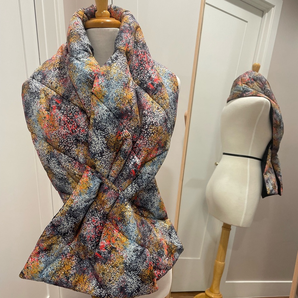 SKFK Reversible Quilted Multicolor Scarf/Wrap
